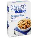 Great Value: Toasted Rice Cereal, 12.8 Oz