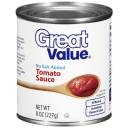 Great Value: Tomato Sauce, 8 Oz