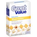 Great Value Wheat Crackers, 9 Oz