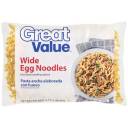 Great Value: Wide Egg Noodles, 16 oz