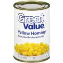 Great Value Yellow Hominy, 15.5 Oz