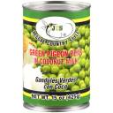 JCS Reggae Country Style Green Pigeon Peas in Coconut Milk, 15 oz