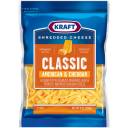 Kraft Classic American & Cheddar Shredded Cheese, 8 oz