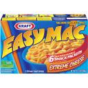 Kraft Easy Mac Extreme Cheese Macaroni & Cheese Dinner Snack Packets, 12.9 oz