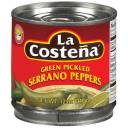 La Costena: Green Pickled Serrano Peppers, 12 Oz