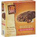 Life Choice Chocolate Fudge Brownie Energy Bar, 5-Pack