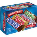 Mars Full Size Candy Bars Variety Pack, 18 count