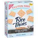 Nabisco Rice Thins Brown Rice Sea Salt & Pepper Thin Rice Snacks, 3.5 oz