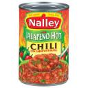 Nalley Jalapeno Hot Chili Con Carne With Beans, 15 oz