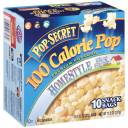 Pop Secret 100 Calorie Pop Homestyle Premium Popcorn, 1.12 oz, 10 count