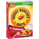 Post Honey Bunches of Oats with Real Tasty Strawberries Cereal, 13 oz