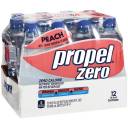 Propel Zero Calorie Peach Nutrient Enhanced Water Beverages, 6.9 oz, 12ct