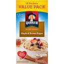 Quaker: Instant Oatmeal Maple & Brown Sugar Cereal, 27.3 Oz