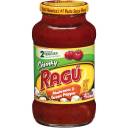 Ragu Mushroom And Green Pepper Chunky Gardenstyle Pasta Sauce, 26 oz