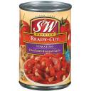 S&W: Ready-Cut Diced w/Roasted Garlic Tomatoes, 14.5 Oz