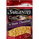 Sargento Chef Blends 4 State Cheddar Shredded Cheese, 7.5 oz