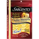 Sargento Natural Blends Deli Style Cheddar-Mozzarella Cheese Slices, 11ct