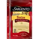 Sargento Natural Deli Style Swiss Cheese Slices, 11 count