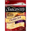 Sargento Off the Block Cheddar Jack Fine Cut Shredded Cheese, 8 oz