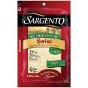 Sargento Reduced Fat Swiss Cheese Slices, 9 count, 6.67 oz