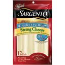 Sargento Reduced Sodium Mozzarella String Cheese Snacks, 12ct