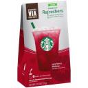 Starbucks VIA Refreshers Very Berry Hibiscus Instant Beverage Mix, 6 count, 4.16 oz