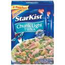 Starkist Chunk Light Tuna in Water Pouch, 4pk