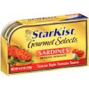 StarKist Gourmet Selects Tuscan Style Tomato Sauce Sardines, 4.37 oz