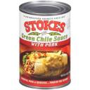 Stokes Green Chili Sauce With Pork, 15 oz