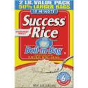 Success White Boil-In-Bag Rice, 6ct