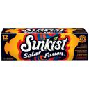 Sunkist Solar Fusion Soda, 12 oz, 12pk