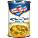 Swanson Vegetarian 100% Fat Free Vegetable Broth, 14 oz