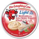 The Laughing Cow Light Mozzarella Sun Dried Tomato & Basil Spreadable Cheese Wedges, 0.75 oz, 8 count