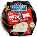 Treasure Cave Zesty Buffalo Wing Flavor Crumbled Blue Cheese, 4.5 oz