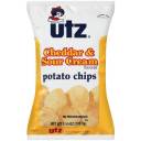 Utz Cheddar & Sour Cream Flavored Potato Chips, 3.75 oz