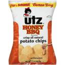 Utz Honey BBQ Flavored Potato Chips, 12 oz