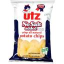 Utz No Salt Added Potato Chips, 10.5 oz