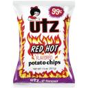 Utz Red Hot Flavored Potato Chips, 1.8755 oz