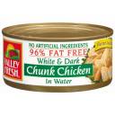 Valley Fresh: Chunk White & Dark In Water 96% Fat Free Chicken, 10 Oz