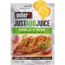 Weber Just Add Juice Garlic & Herb Marinade Mix, 1.12 oz