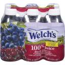 Welch's No Sugar Added 100% Black Cherry Concord Grape Juice, 6pk