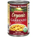 Westbrae Natural Vegetarian Organic Garbanzo Beans, 15 oz